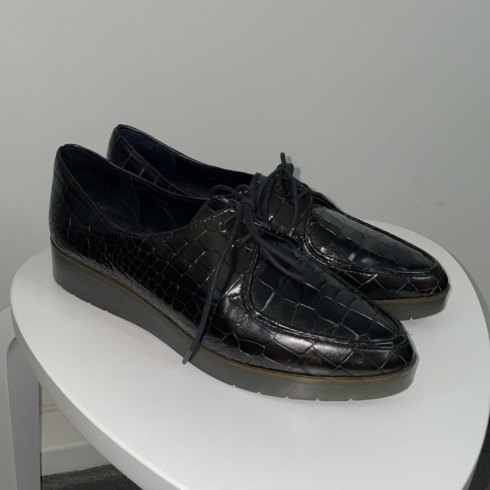 Theory Lia Creepers Black 39.5 Goth Oxford Shoes